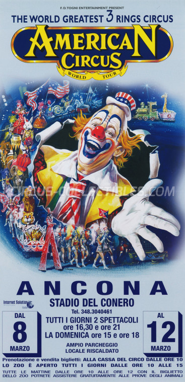 American Circus Circus Poster - Italy, 2002