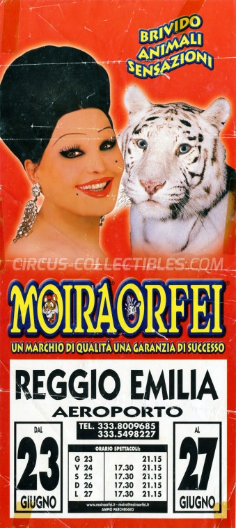 Moira Orfei Circus Poster - Italy, 2005