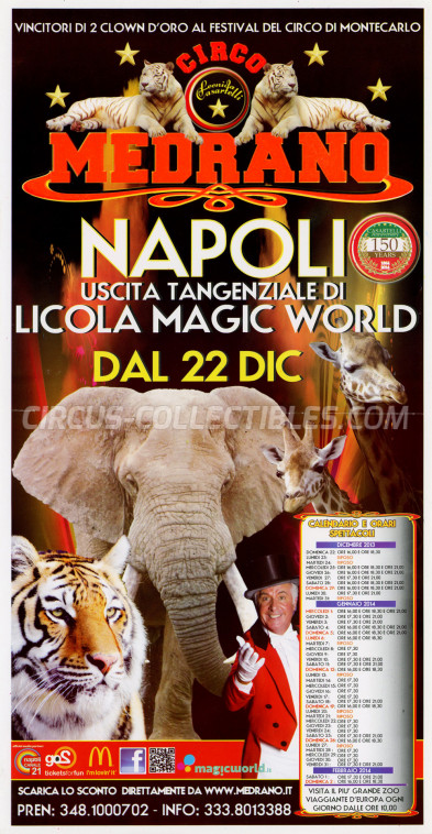 Medrano (Casartelli) Circus Poster - Italy, 2013