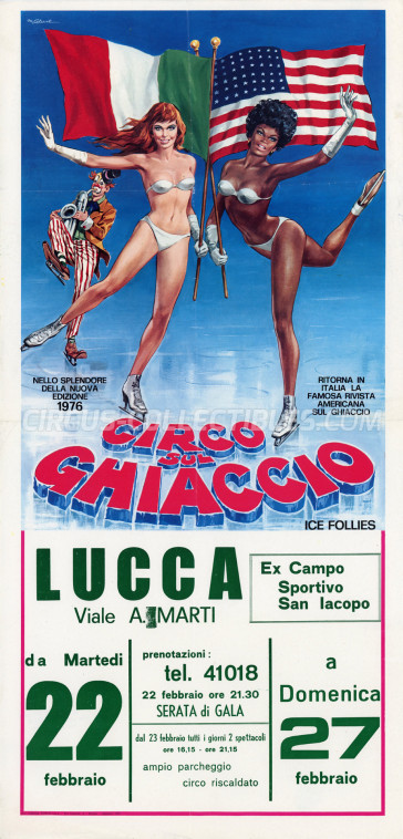 Moira Orfei Circus Poster - Italy, 1977
