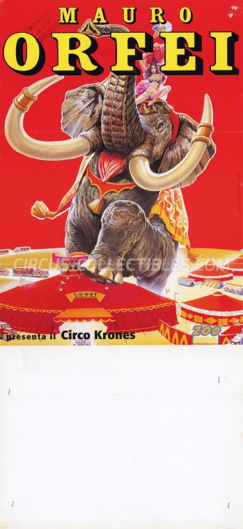 Mauro Orfei Circus Poster - Italy, 2001