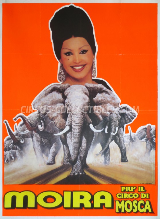 Moira Orfei Circus Poster - Italy, 0