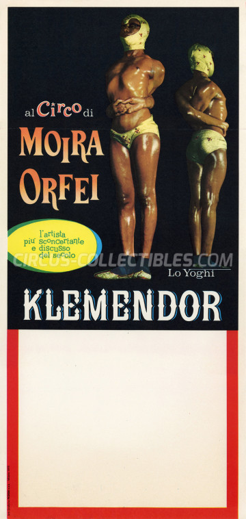Moira Orfei Circus Poster - Italy, 1979