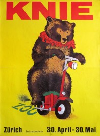 Circus Knie Circus poster - Switzerland, 1976