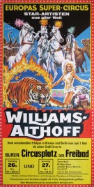 Circus Williams-Althoff Circus poster - Germany, 1979