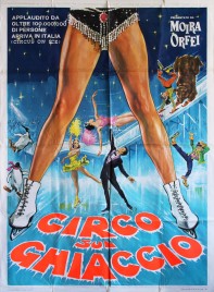 Moira Orfei - Circo sul Ghiaccio Circus poster - Italy, 1972
