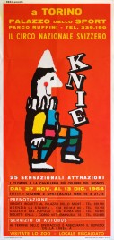 Circus Knie Circus poster - Switzerland, 1964