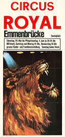 Circus Royal Circus poster - Switzerland, 1979