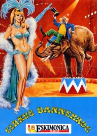 Cirkus Dannebrog Circus poster - Denmark, 1989