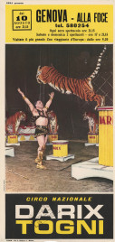 Circo Darix Togni Circus poster - Italy, 1963