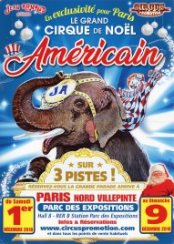 Le Grand Cirque de Noël Américain Circus poster - France, 2018