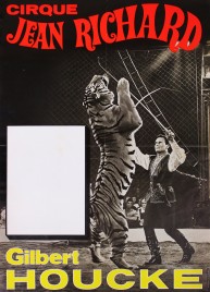 Cirque Jean Richard Circus poster - France, 1971