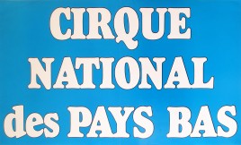 Circus Holiday Circus poster - Netherlands, 1985