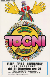 Circo Nazionale Togni Circus poster - Italy, 1980