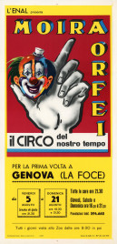 Circo Moira Orfei Circus poster - Italy, 1966