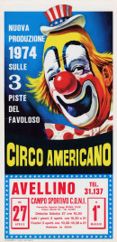 Circo Americano Circus poster - Italy, 1974