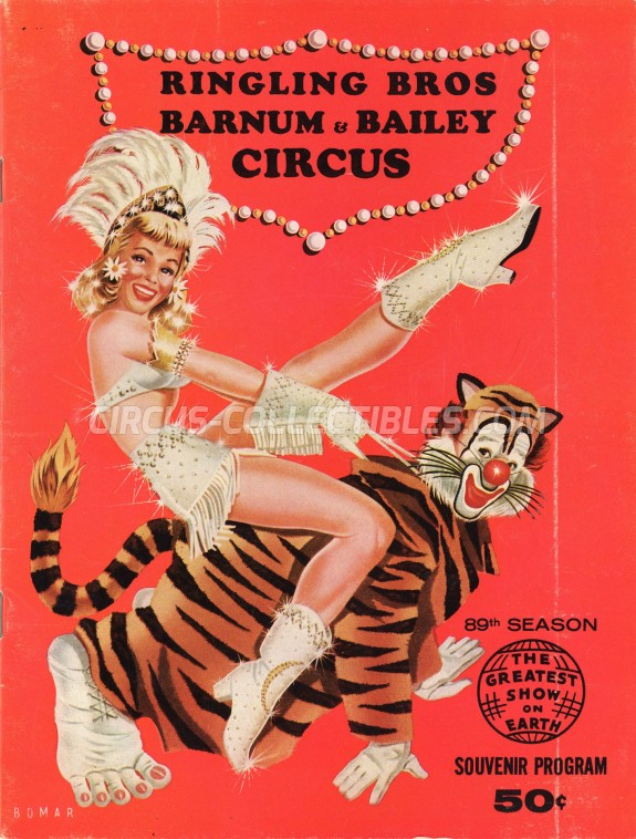Ringling Bros. and Barnum & Bailey Circus Circus Program - USA, 1959