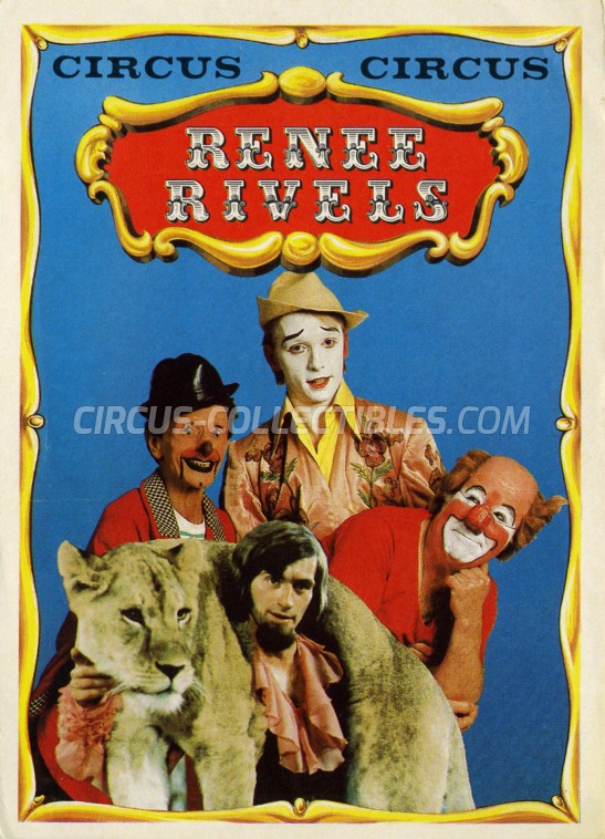 Rivels Circus Ticket/Flyer -  1978