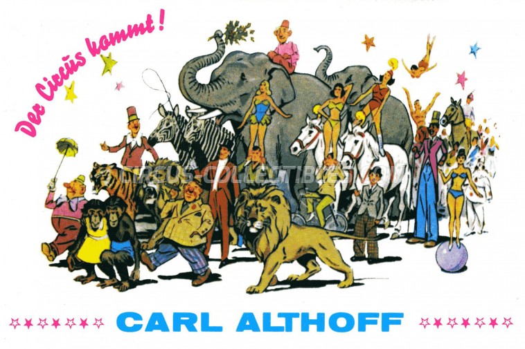Carl Althoff Circus Ticket/Flyer -  0