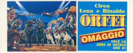 Circo Lena e Rinaldo Orfei Circus Ticket - 0