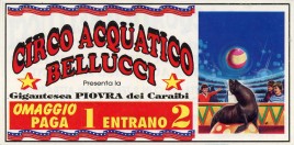 Circo Acquatico Bellucci Circus Ticket - 0