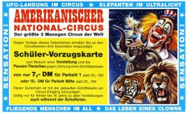 Circo Americano Circus Ticket - 1989