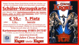 Circus Krone Circus Ticket - 0