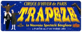Bouglione - Trapeze Circus Ticket - 2001