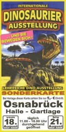 Internationale Dinosaurier Ausstellung Circus Ticket - 0