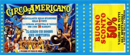 Circo Americano Circus Ticket - 1985
